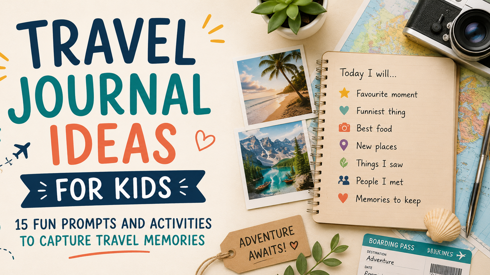 Travel Journal Ideas for Kids: 15 Fun Prompts and Activities