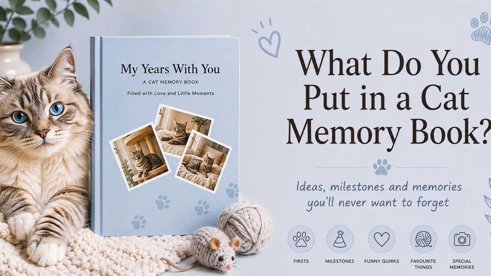 What to Put in a Cat Memory Book: Milestones, Firsts and Special Memories