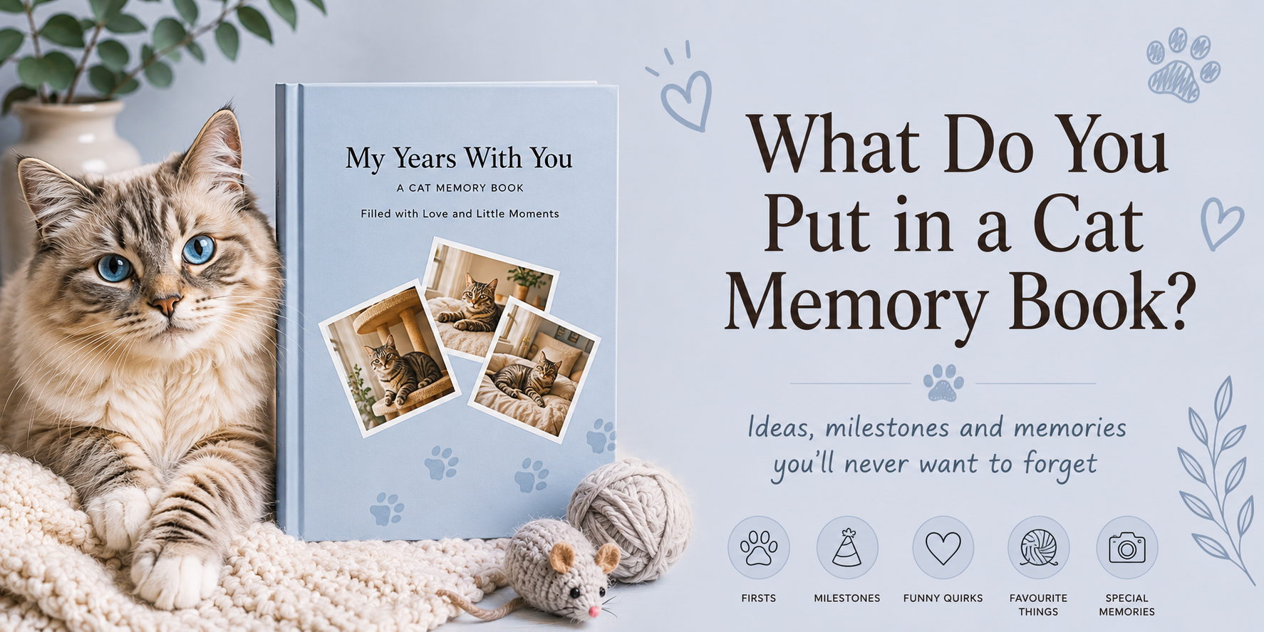 What to Put in a Cat Memory Book: Milestones, Firsts and Special Memories