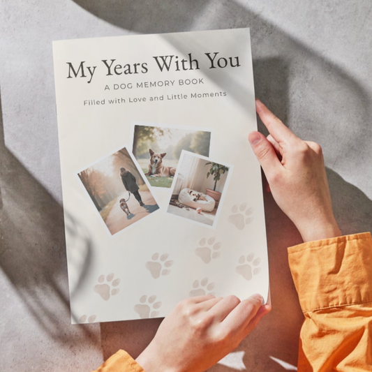 My Years With You (Dog Memory Book)