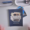 Timelapse showing a real memory page being filled in from a Texas ranch trip, capturing photos, little details, and everyday moments as memories are turned into a keepsake